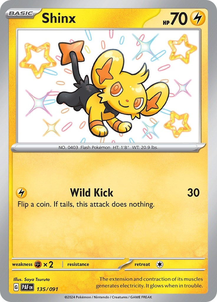 Image for Shinx (135/091) (SV: Paldean Fates) - Pokemon