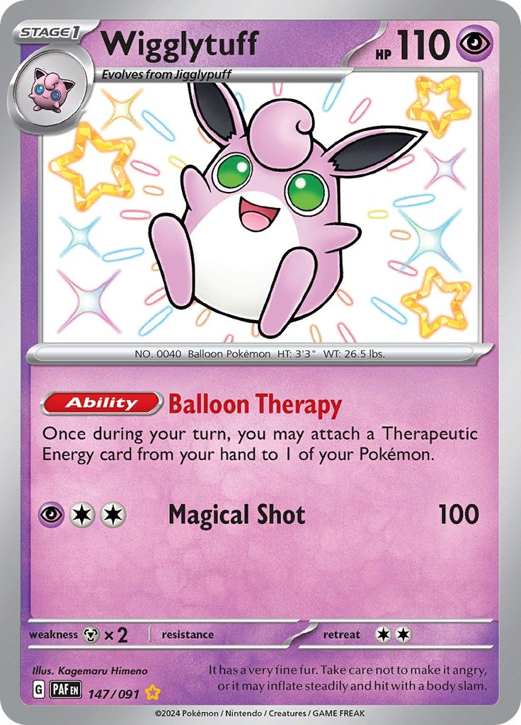 Wigglytuff (147/091) (SV: Paldean Fates)