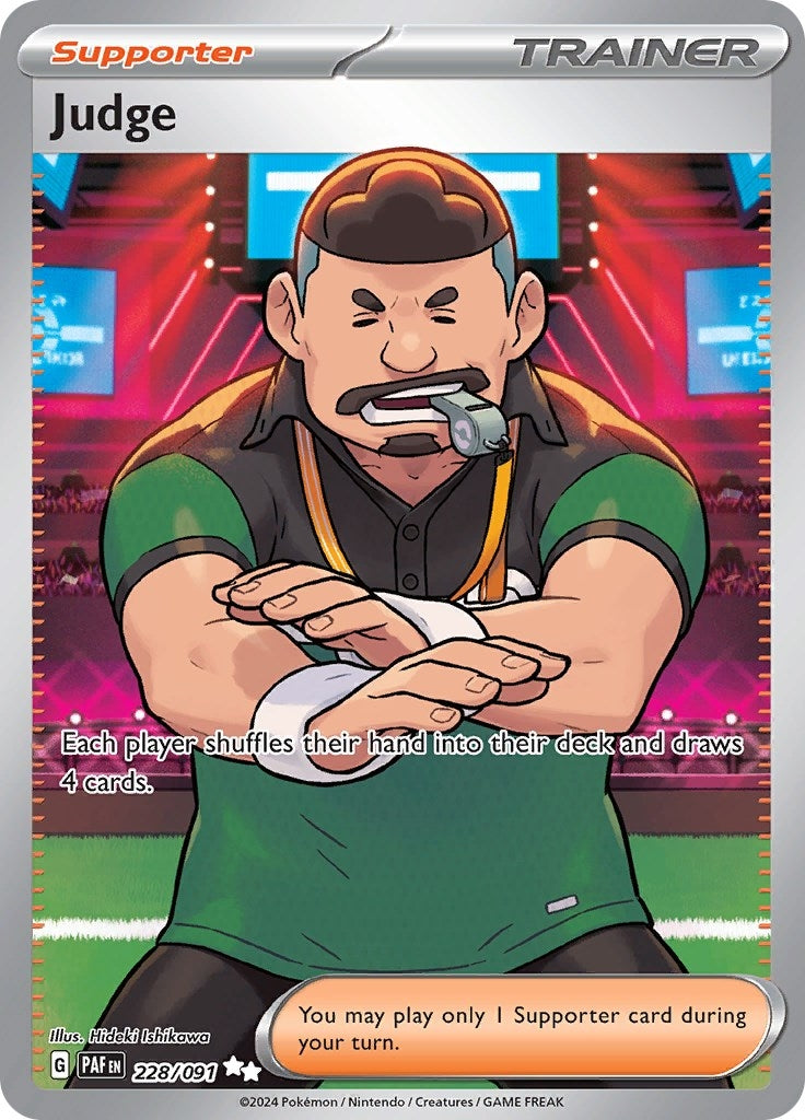 Image for Judge (228/091) (SV: Paldean Fates) - Pokemon