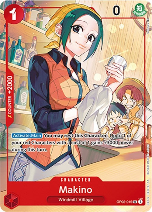 Image for Makino (Japanese 1st Anniversary Set) (OP02-015) (One Piece Promotion Cards) - One Piece Card Game