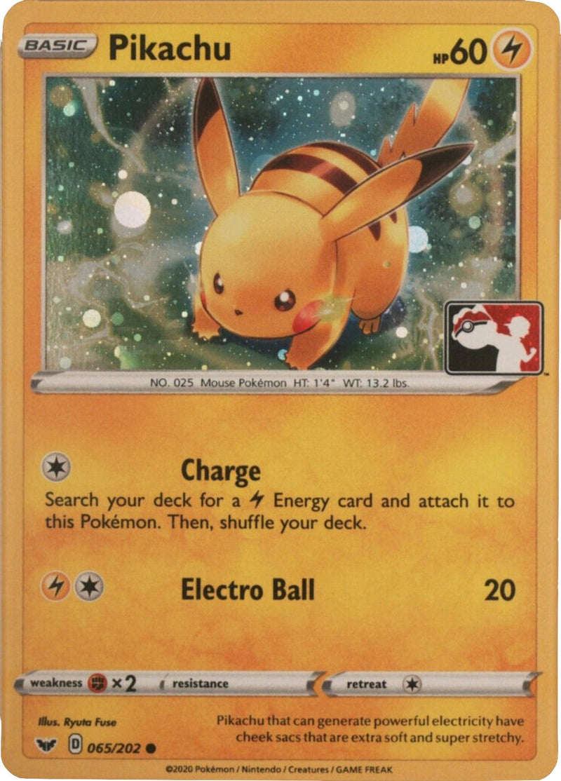Image for Pikachu - 065/202 (Cosmos Holo) (065/202) (League & Championship Cards) - Pokemon