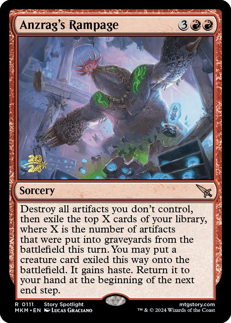 Anzrag's Rampage (111) (Prerelease Cards)