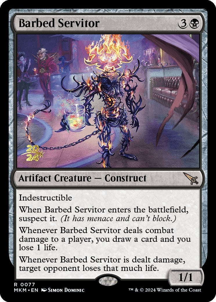 Barbed Servitor (77) (Prerelease Cards)