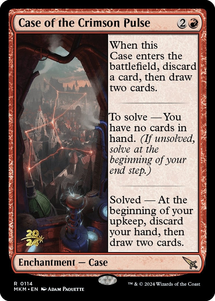 Case of the Crimson Pulse (114) (Prerelease Cards)