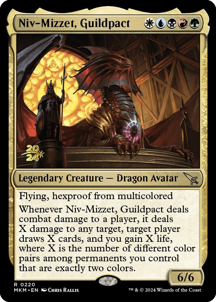 Niv-Mizzet, Guildpact (220) (Prerelease Cards)