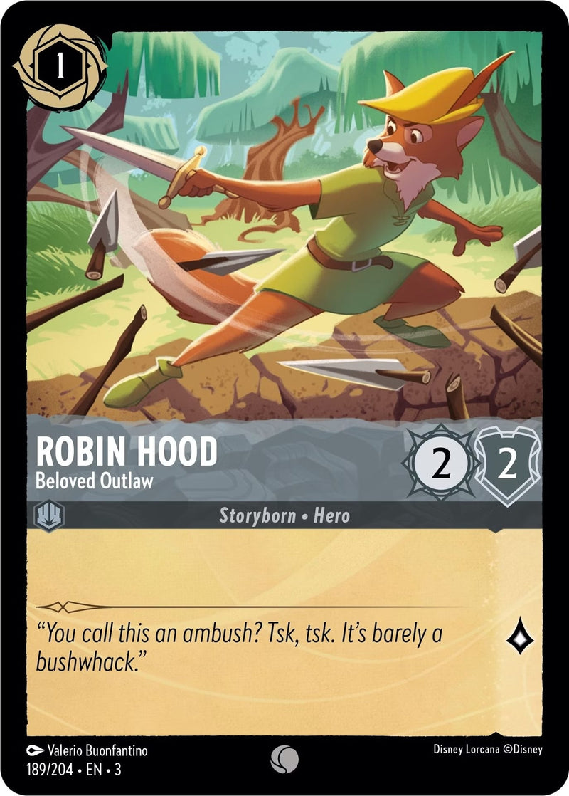 Image for Robin Hood - Beloved Outlaw (189/204) (Into the Inklands) - Disney Lorcana