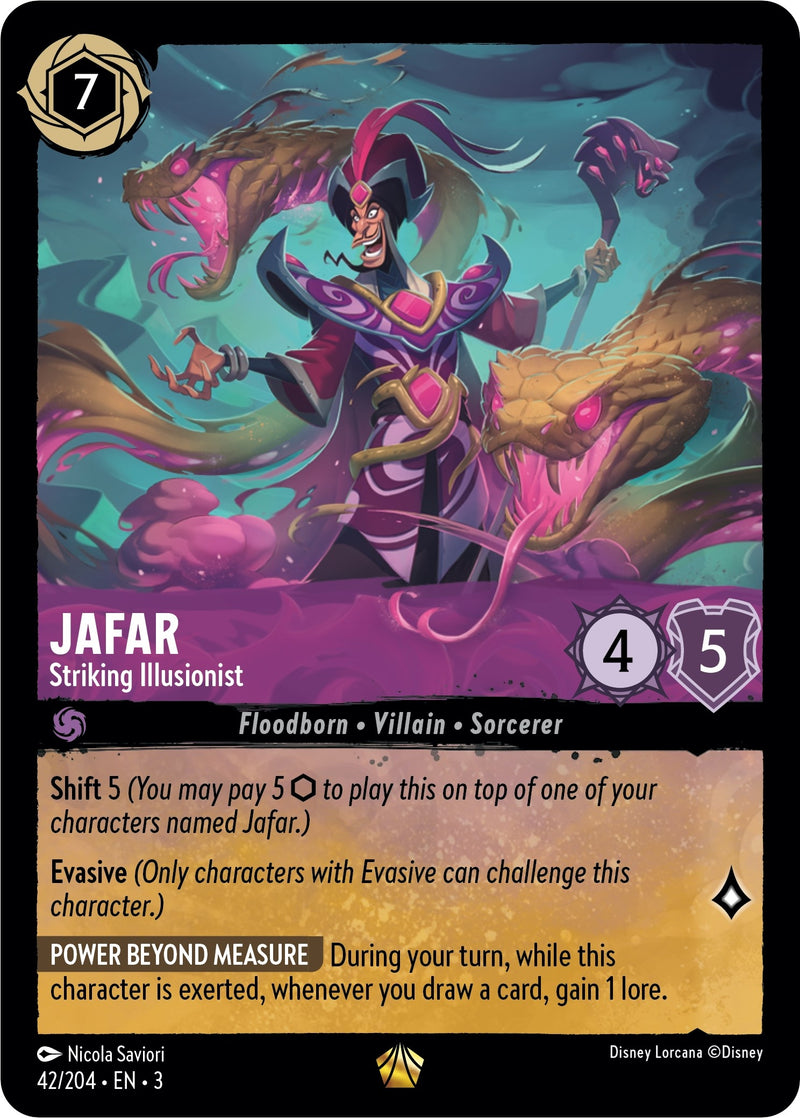 Image for Jafar - Striking Illusionist (42/204) (Into the Inklands) - Disney Lorcana