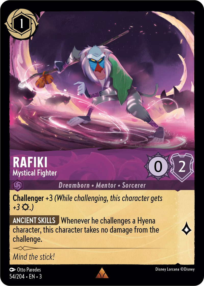 Rafiki - Mystical Fighter (54/204) (Into the Inklands)