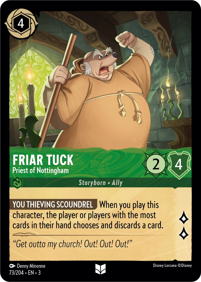 Friar Tuck - Priest of Nottingham (73/204) (Into the Inklands)