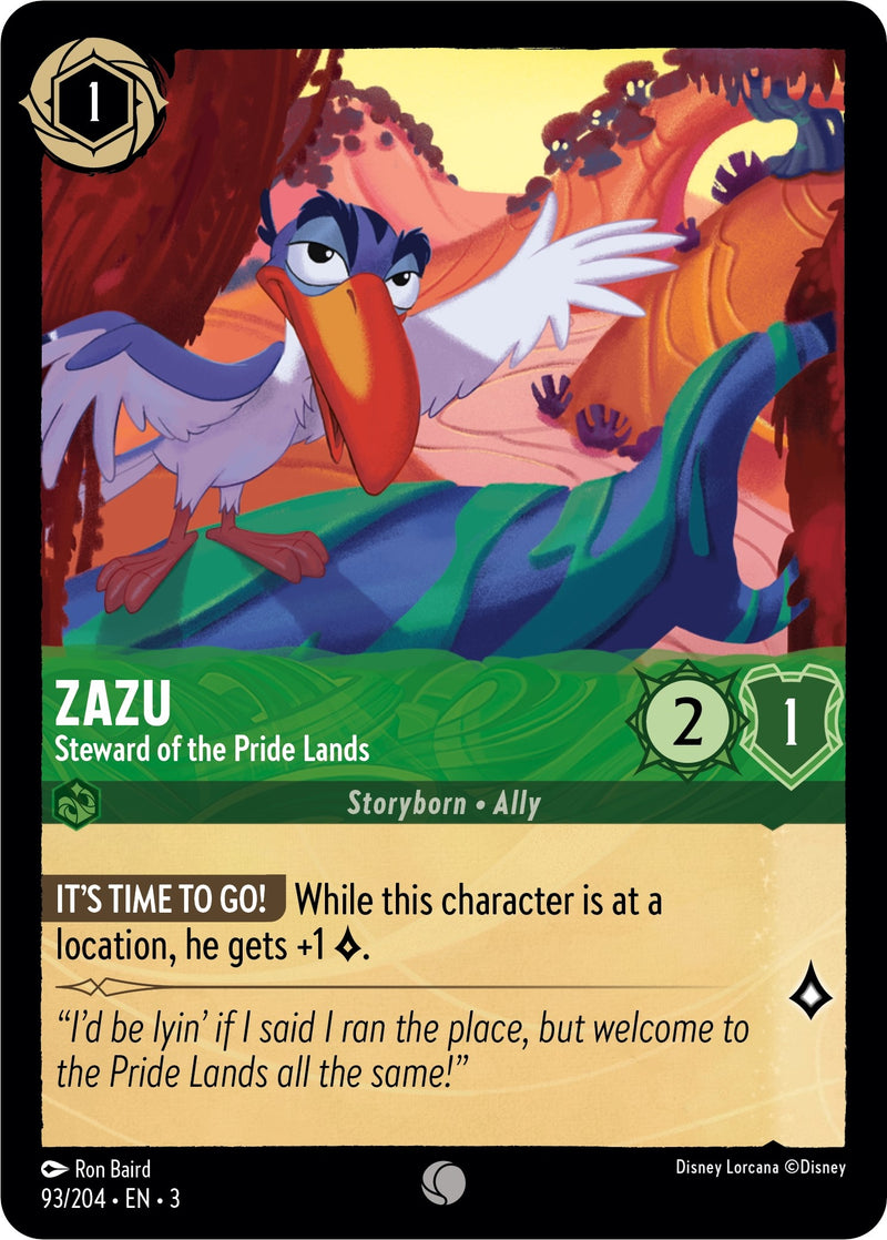 Zazu - Steward of the Pride Lands (93/204) (Into the Inklands)