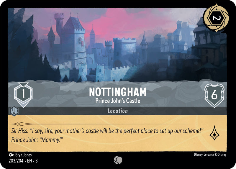 Nottingham - Prince John's Castle (203/204) (Into the Inklands)