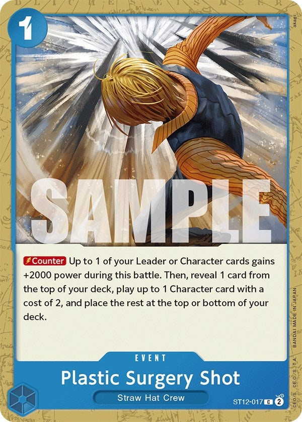 Image for Plastic Surgery Shot (ST12-017) (Starter Deck 12: Zoro and Sanji) - One Piece Card Game