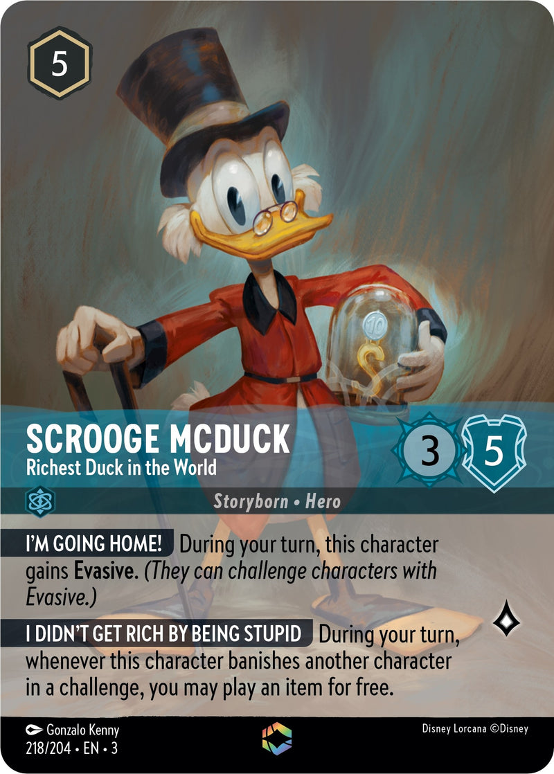 Scrooge McDuck - Richest Duck in the World (Enchanted) (218/204) (Into the Inklands)