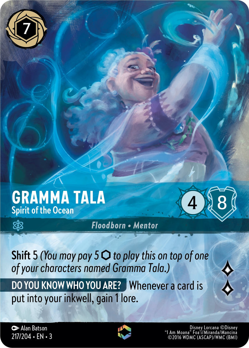 Gramma Tala - Spirit of the Ocean (Enchanted) (217/204) (Into the Inklands)
