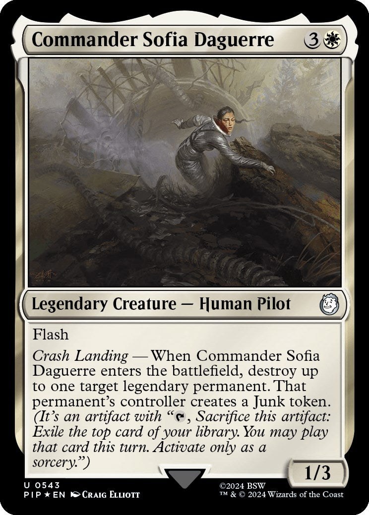 Commander Sofia Daguerre (Surge Foil) (543) (Universes Beyond: Fallout)