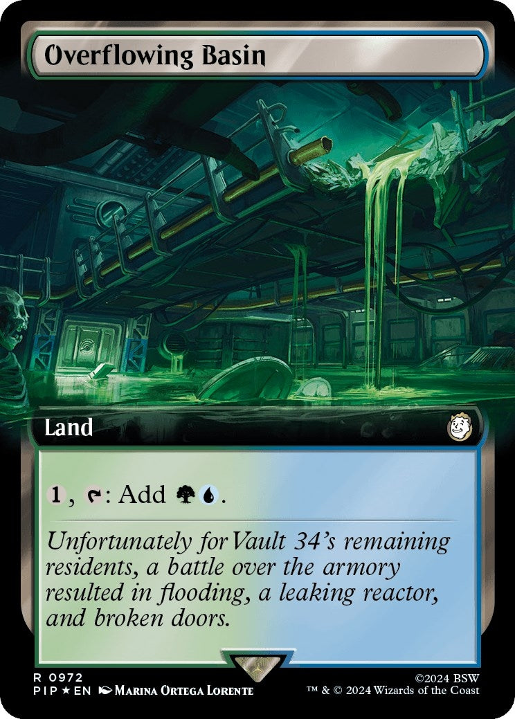 Overflowing Basin (Extended Art) (Surge Foil) (972) (Universes Beyond: Fallout)