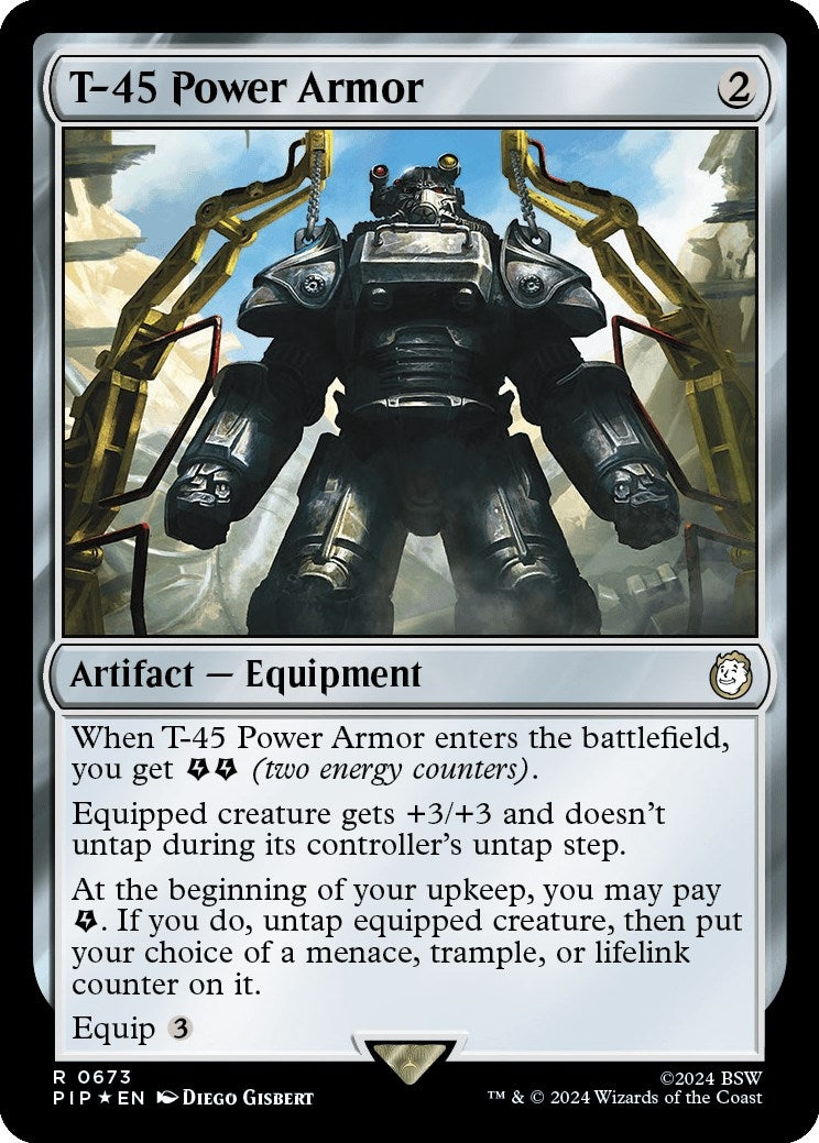 T-45 Power Armor (Surge Foil) (673) (Universes Beyond: Fallout)