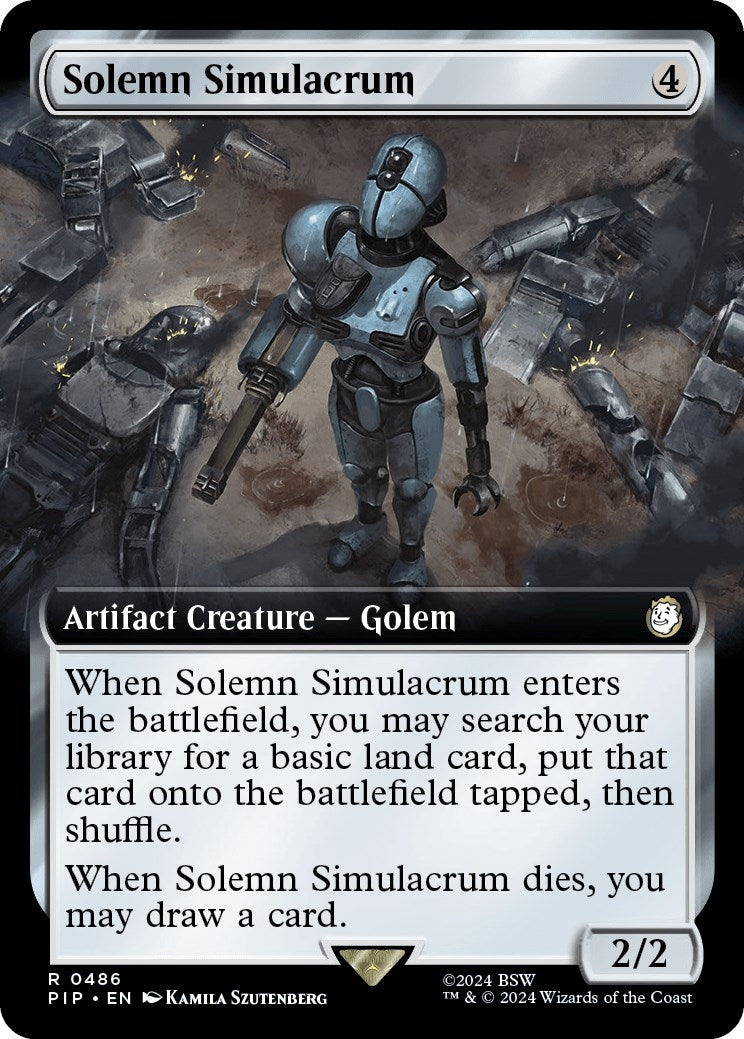 Solemn Simulacrum (Extended Art) (486) (Universes Beyond: Fallout)