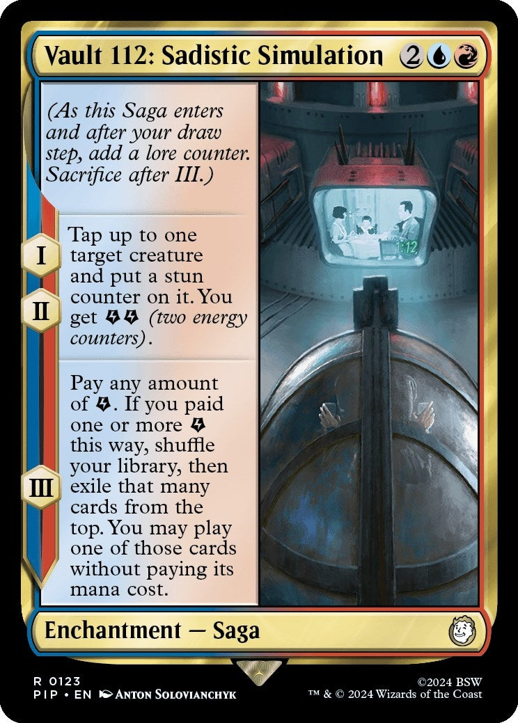 Image for Vault 112: Sadistic Simulation (123) - Magic: The Gathering