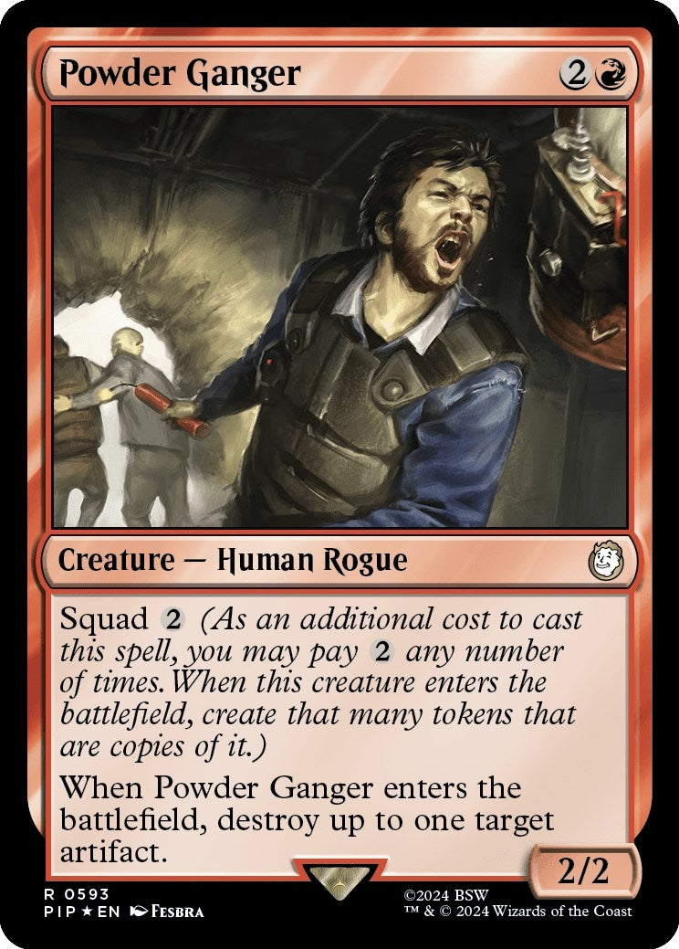 Powder Ganger (Surge Foil) (593) (Universes Beyond: Fallout)