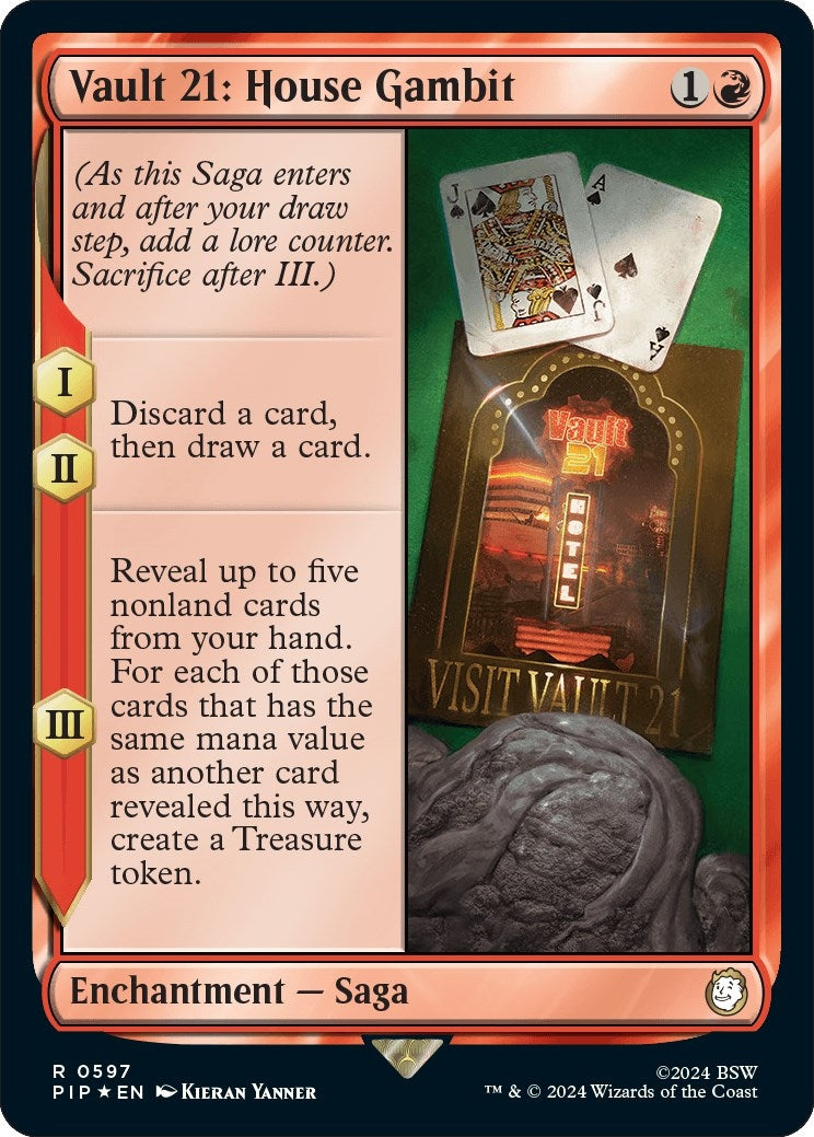 Vault 21: House Gambit (Surge Foil) (597) (Universes Beyond: Fallout)