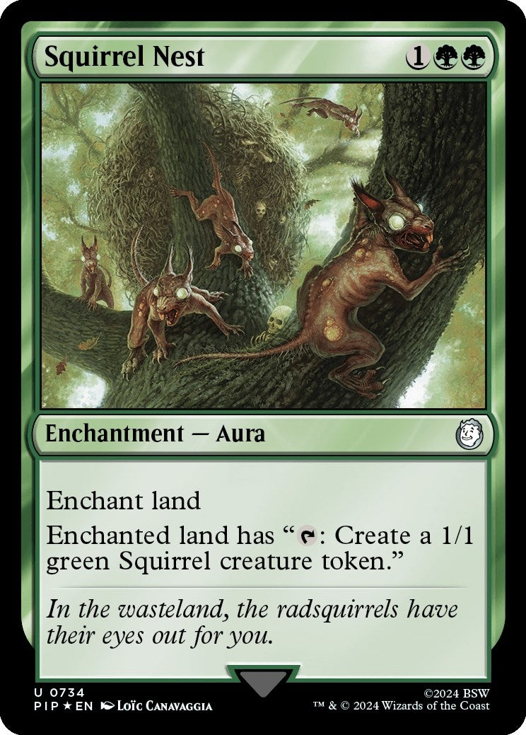 Squirrel Nest (Surge Foil) (734) (Universes Beyond: Fallout)