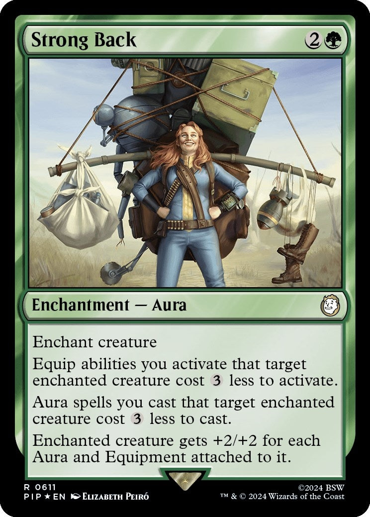 Strong Back (Surge Foil) (611) (Universes Beyond: Fallout)