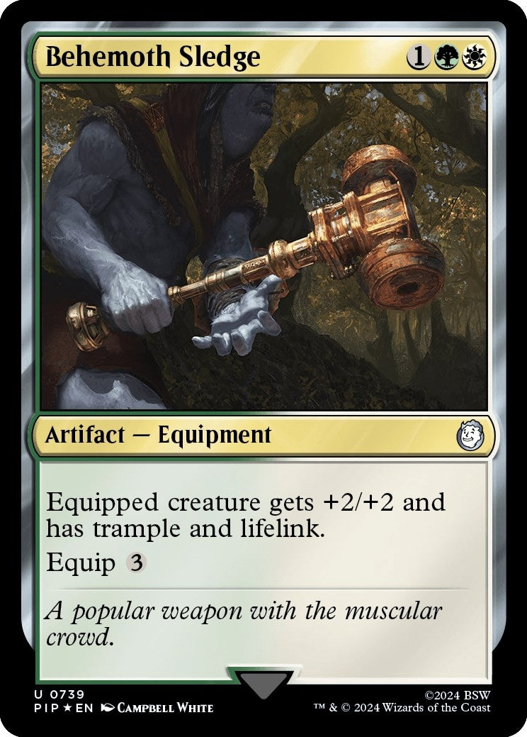 Behemoth Sledge (Surge Foil) (739) (Universes Beyond: Fallout)