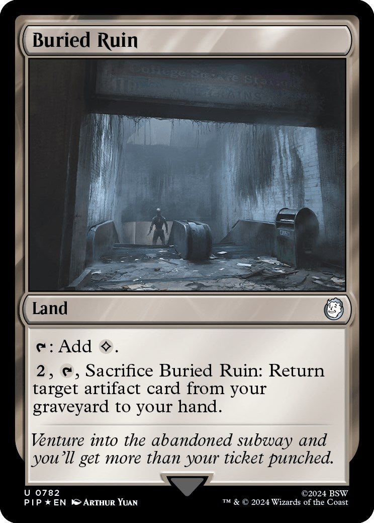 Buried Ruin (Surge Foil) (782) (Universes Beyond: Fallout)