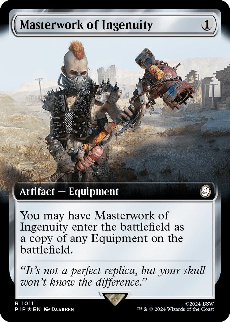 Masterwork of Ingenuity (Extended Art) (Surge Foil) (1011) (Universes Beyond: Fallout)
