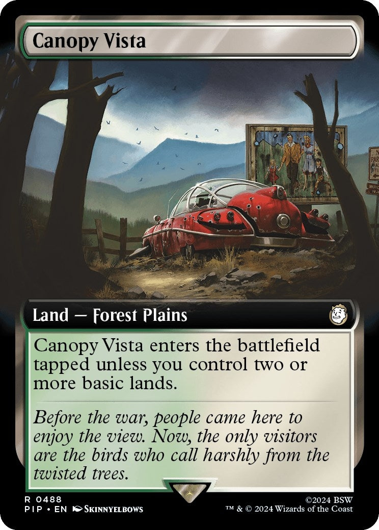 Canopy Vista (Extended Art) (488) (Universes Beyond: Fallout)