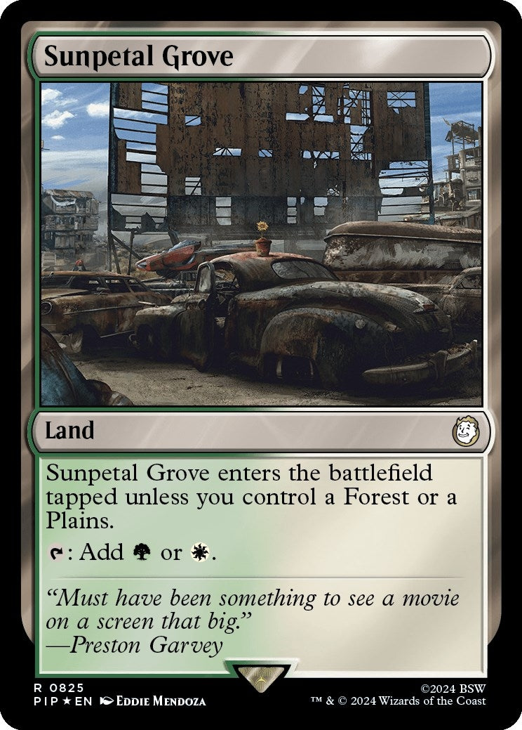 Sunpetal Grove (Surge Foil) (825) (Universes Beyond: Fallout)