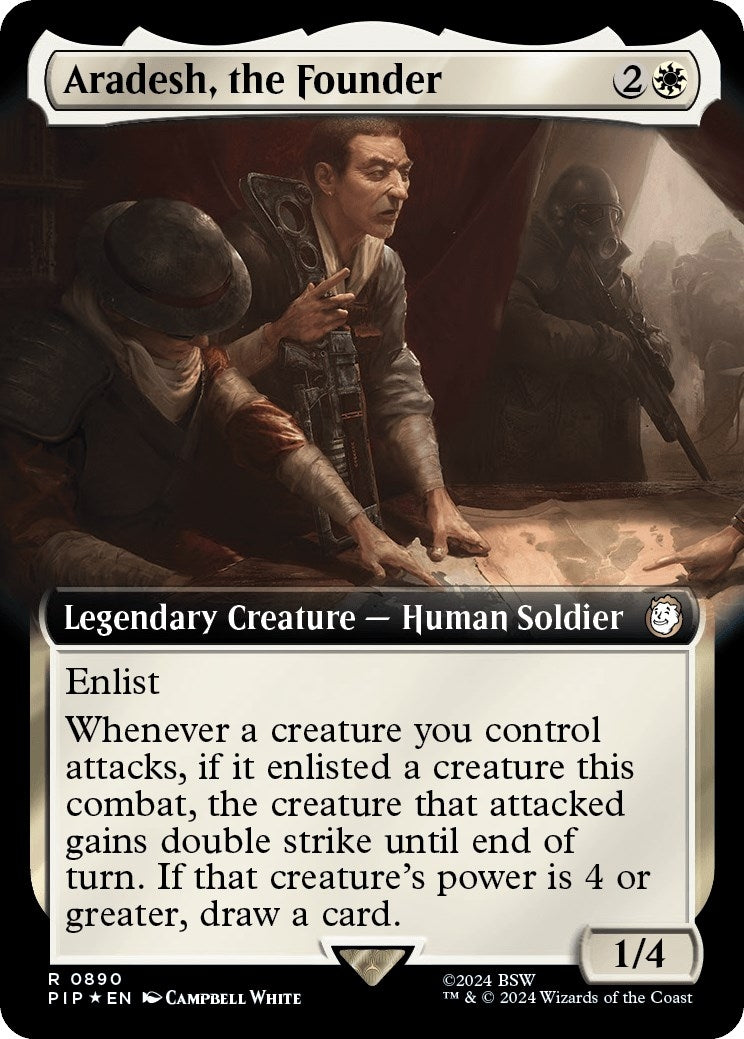 Aradesh, the Founder (Extended Art) (Surge Foil) (890) (Universes Beyond: Fallout)