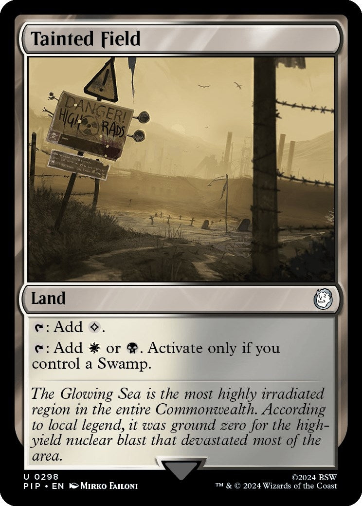 Image for Tainted Field (298) (Universes Beyond: Fallout) - Magic: The Gathering