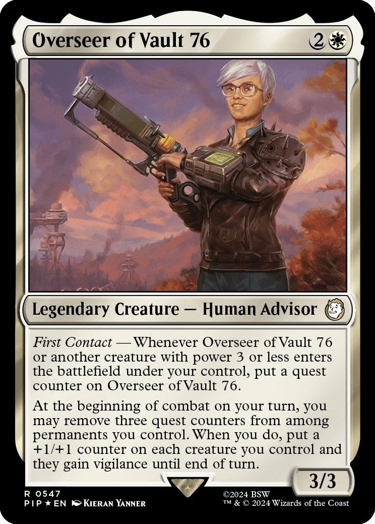 Overseer of Vault 76 (Surge Foil) (547) (Universes Beyond: Fallout)