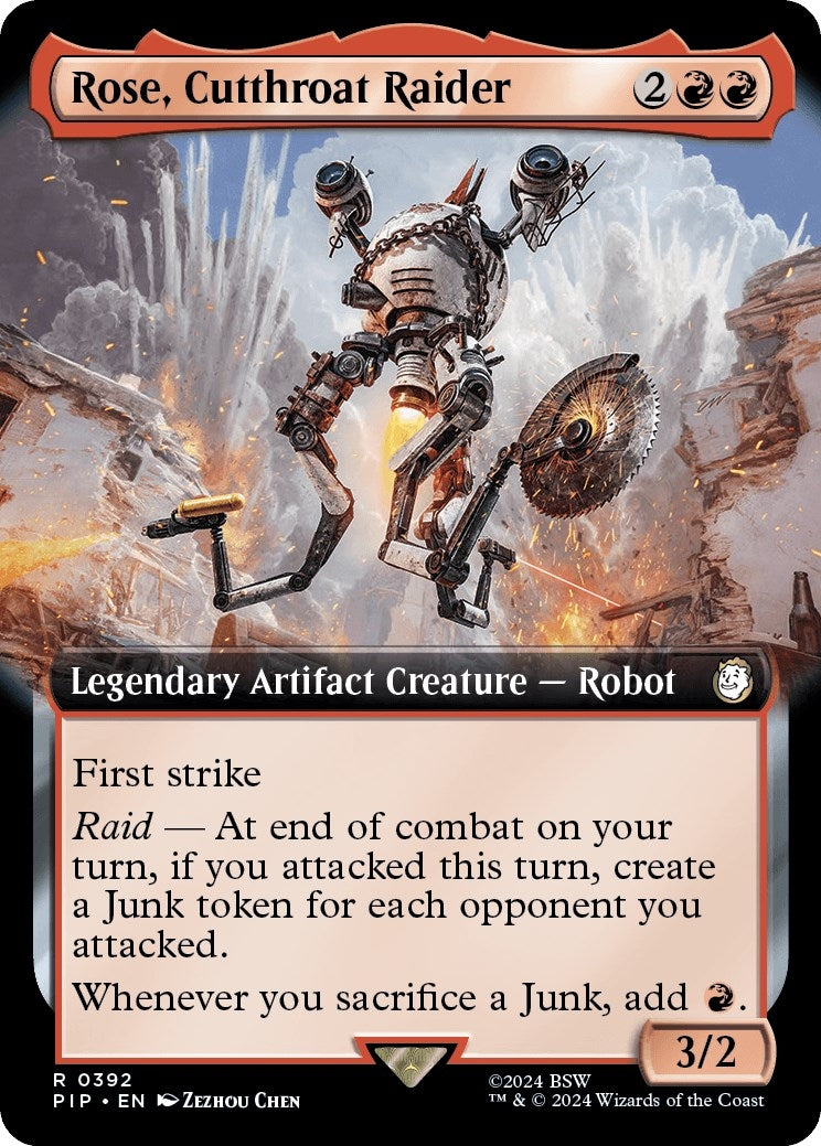 Rose, Cutthroat Raider (Extended Art) (392) (Universes Beyond: Fallout)