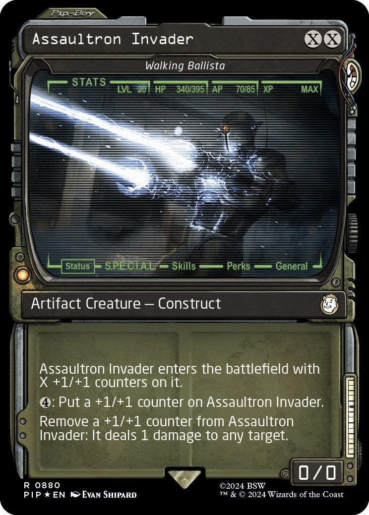 Assaultron Invader - Walking Ballista (Showcase) (Surge Foil) (880) (Universes Beyond: Fallout)