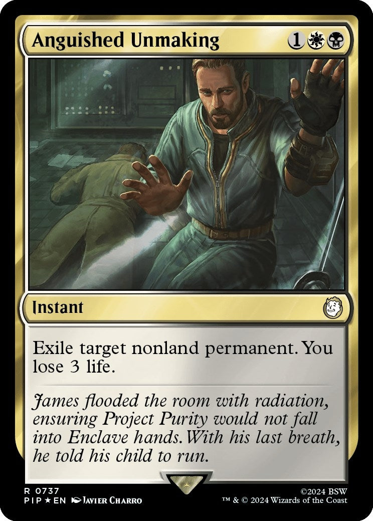 Anguished Unmaking (Surge Foil) (737) (Universes Beyond: Fallout)
