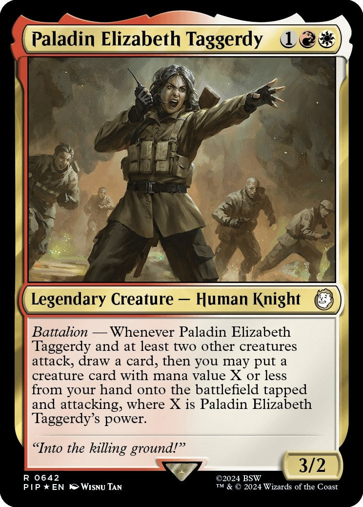 Paladin Elizabeth Taggerdy (Surge Foil) (642) (Universes Beyond: Fallout)