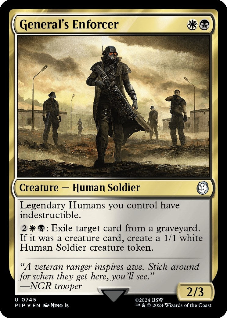 General's Enforcer (Surge Foil) (745) (Universes Beyond: Fallout)