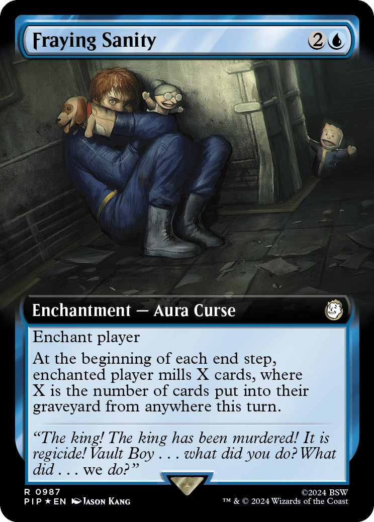 Fraying Sanity (Extended Art) (Surge Foil) (987) (Universes Beyond: Fallout)