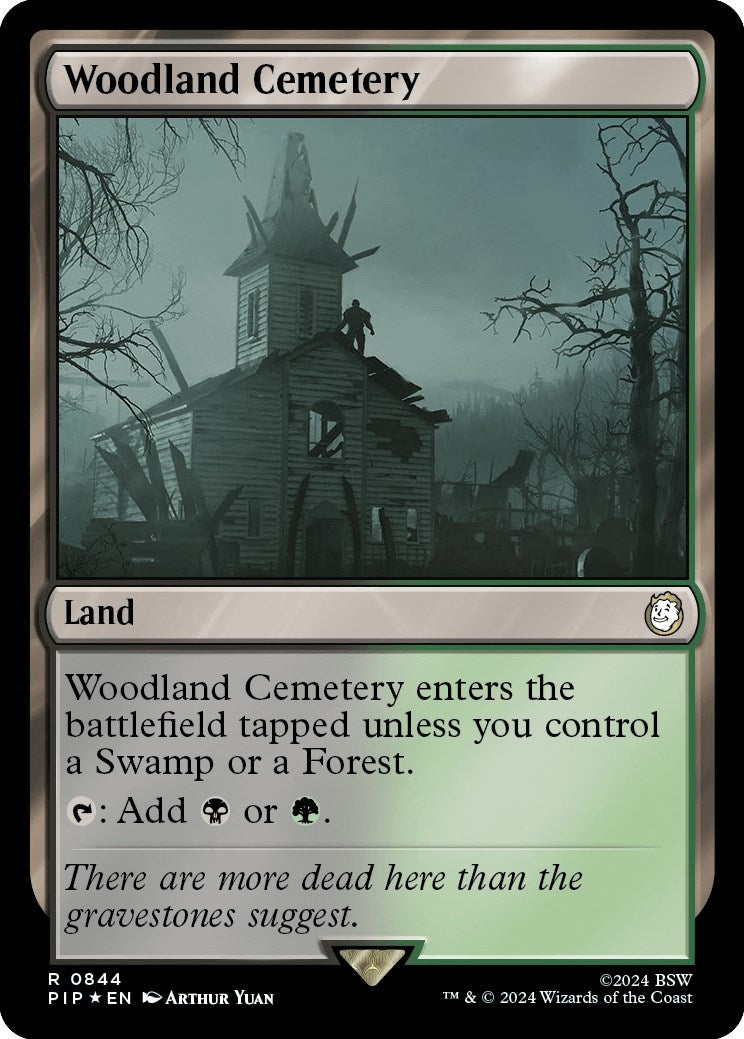 Woodland Cemetery (Surge Foil) (844) (Universes Beyond: Fallout)