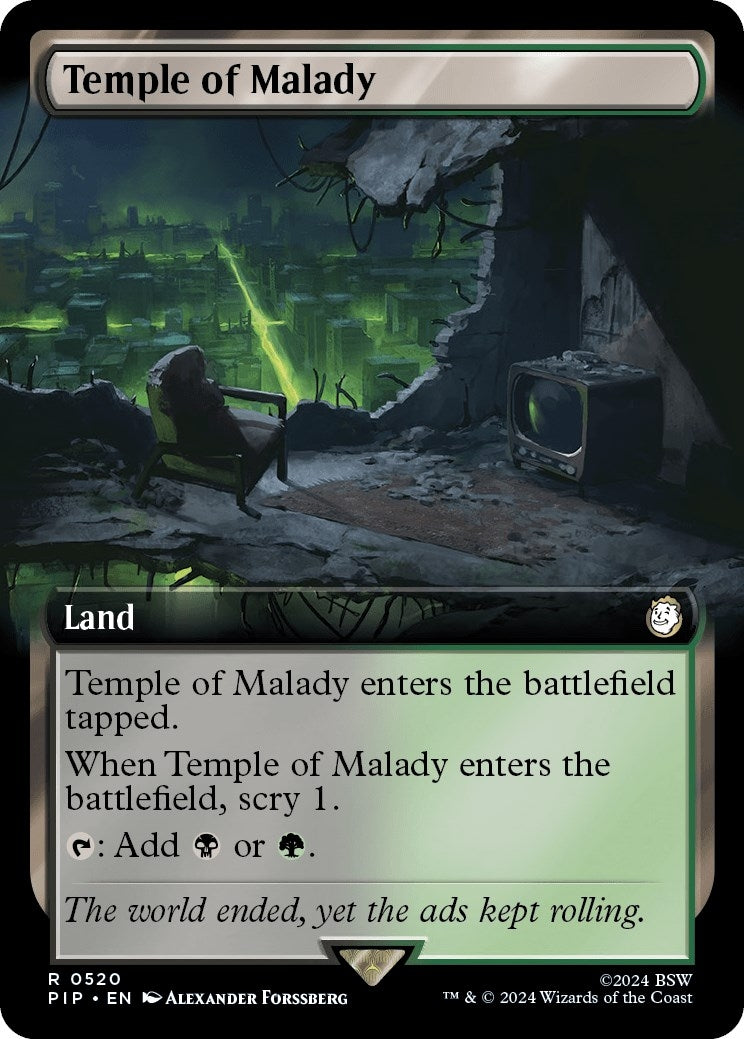 Temple of Malady (Extended Art) (520) (Universes Beyond: Fallout)