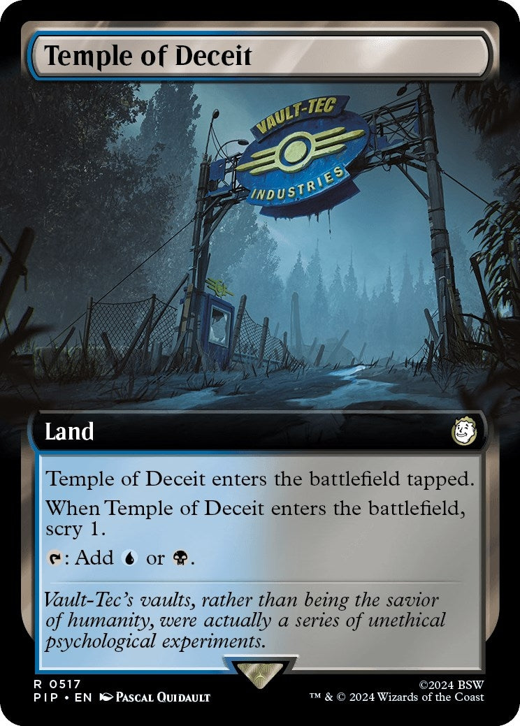 Temple of Deceit (Extended Art) (517) (Universes Beyond: Fallout)