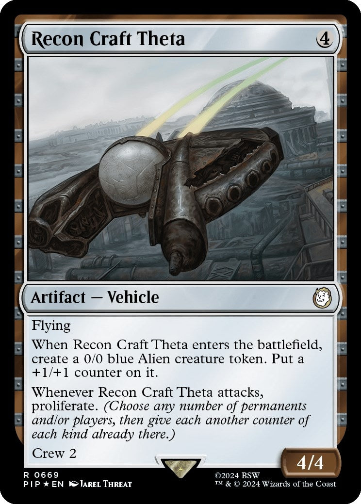 Recon Craft Theta (Surge Foil) (669) (Universes Beyond: Fallout)