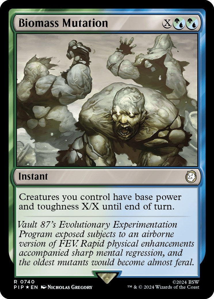 Biomass Mutation (Surge Foil) (740) (Universes Beyond: Fallout)