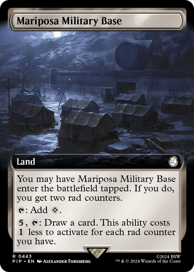 Mariposa Military Base (Extended Art) (443) (Universes Beyond: Fallout)