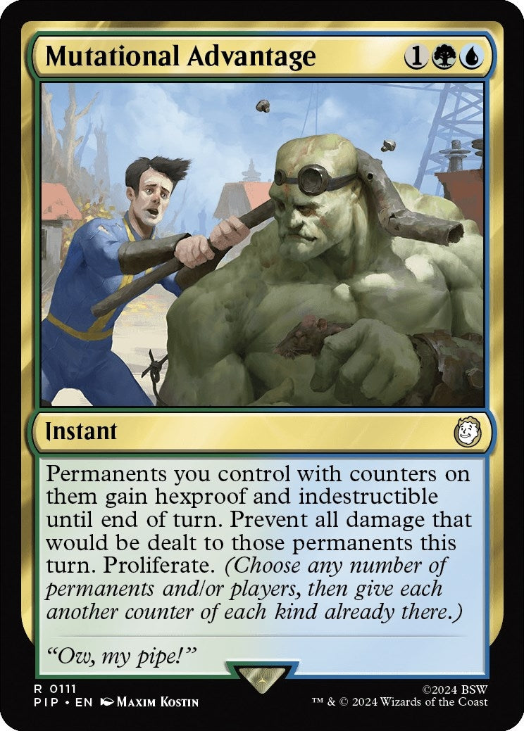 Image for Mutational Advantage (111) (Universes Beyond: Fallout) - Magic: The Gathering