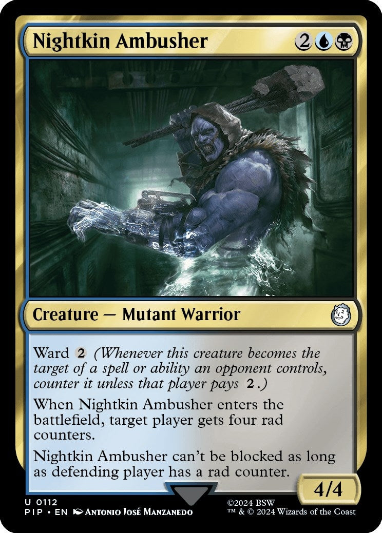 Image for Nightkin Ambusher (112) (Universes Beyond: Fallout) - Magic: The Gathering