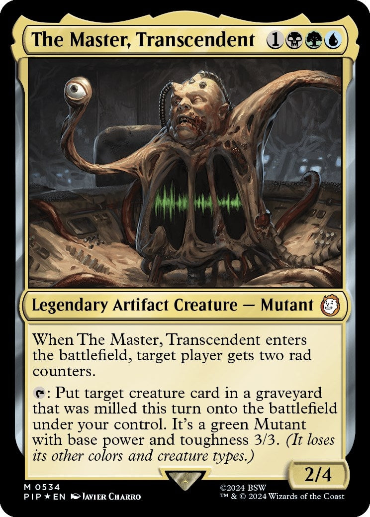 The Master, Transcendent (Surge Foil) (534) (Universes Beyond: Fallout)